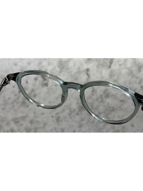 OGI Hugs/373 Women’s Crystal Turquoise Gunmetal Oval Eyeglasses Frames 46-20-140